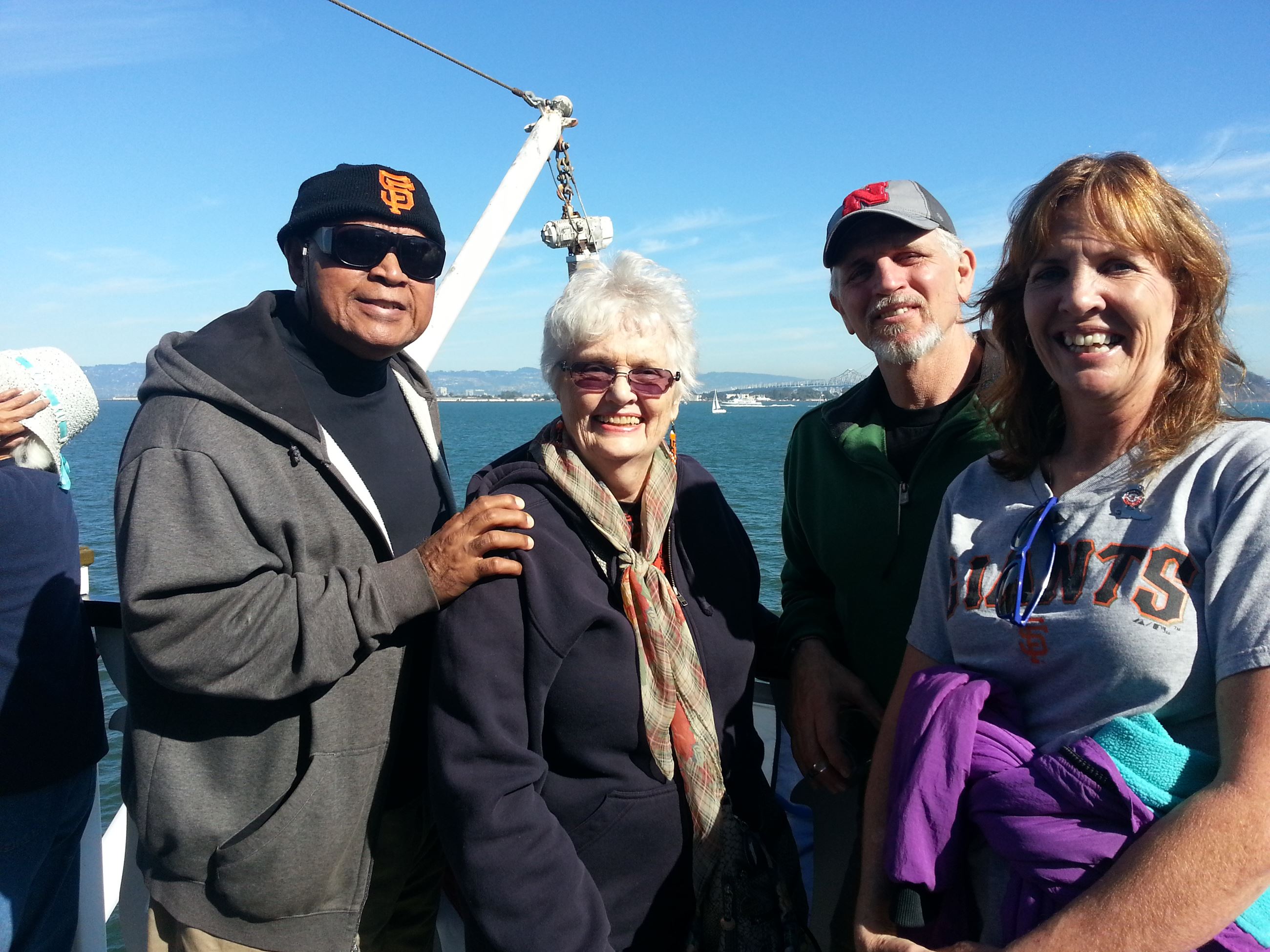 Mary Ann and Walter had a great day watching the Blue Angels with their family